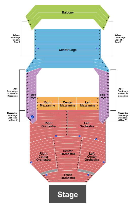 Uihlein Hall A Beautiful Noise Seating Chart